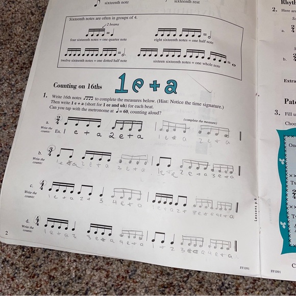 Piano Adventures Level 4 Theory Book - Picture 4 of 4